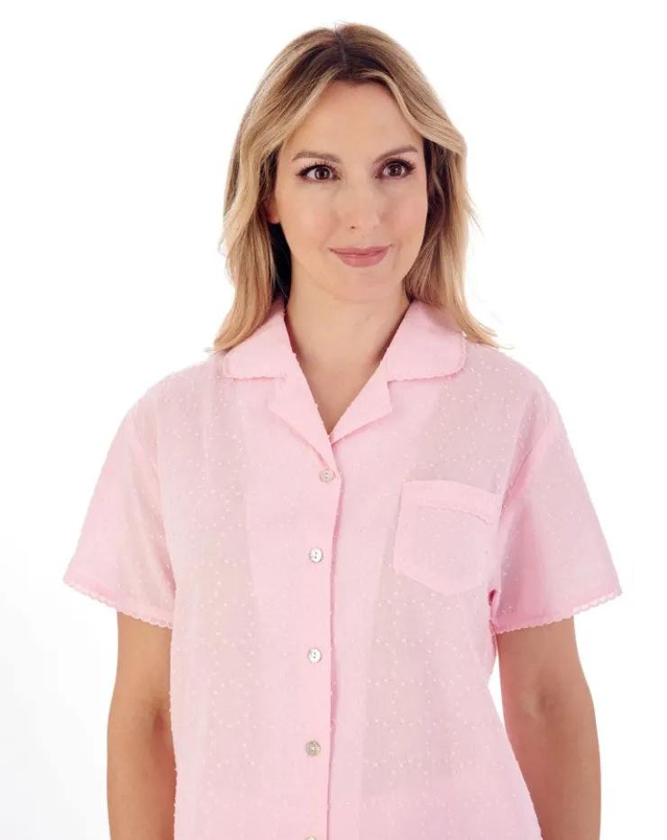 Circular Dobby Dot Woven Tailored Pyjama PJ01234