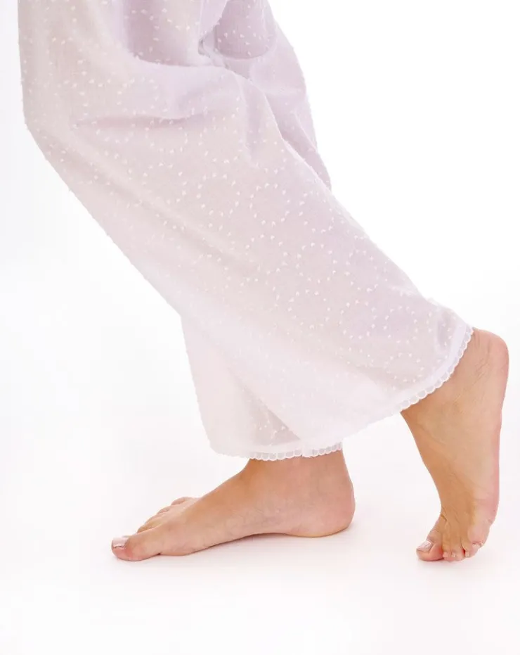 Circular Dobby Dot Woven Tailored Pyjama PJ01234