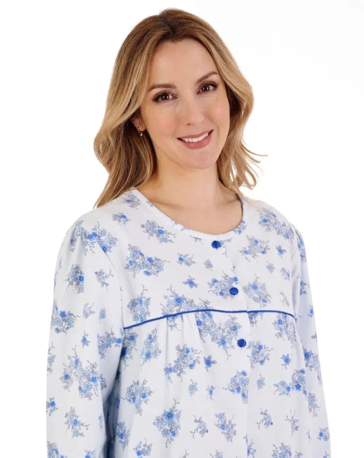 Floral Luxury Flannel 51" Woven Nightdress ND88214