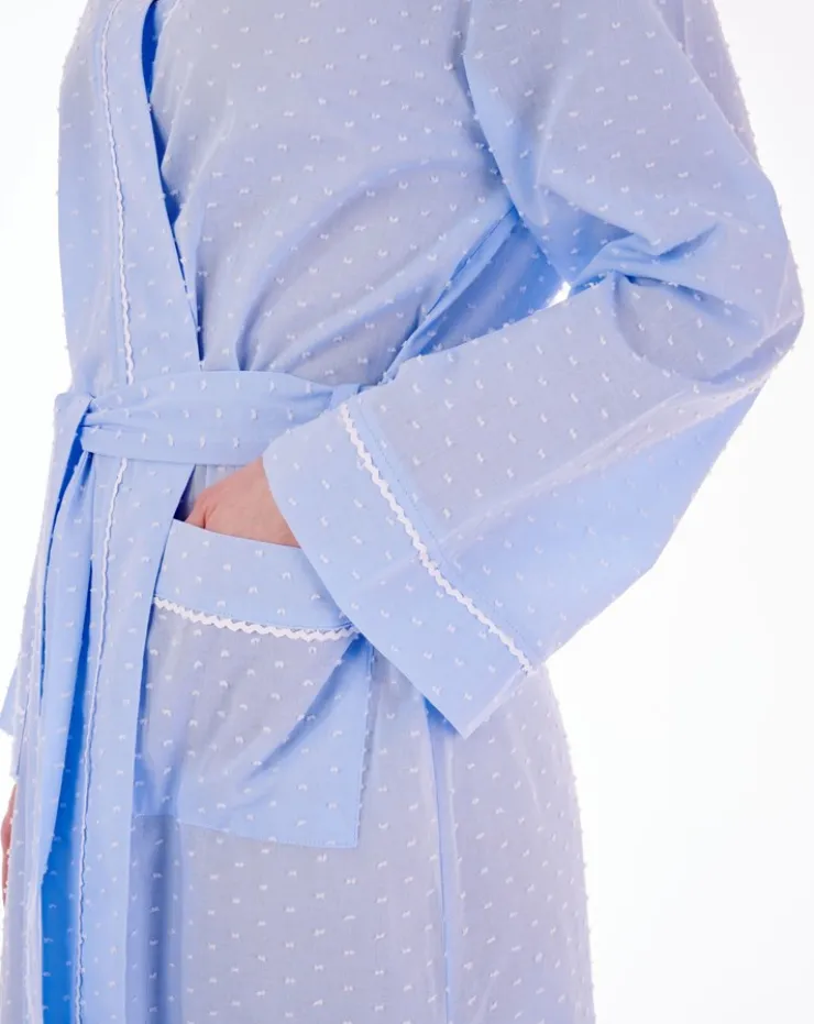 Dobby Dot 50" Woven Kimono Wrap HC77235L