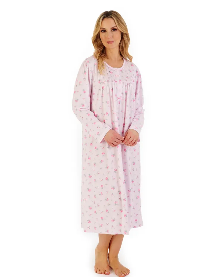 Floral Print 45" Jersey Nightdress ND06127