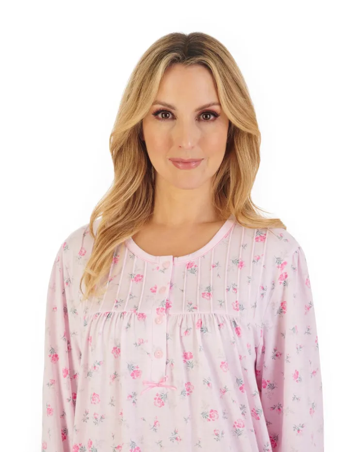 Floral Print 45" Jersey Nightdress ND06127