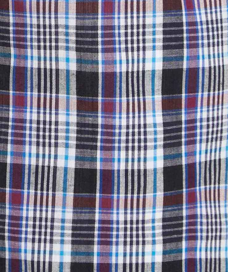 Walker Reid Check Boxer Short 2 Pack WR655