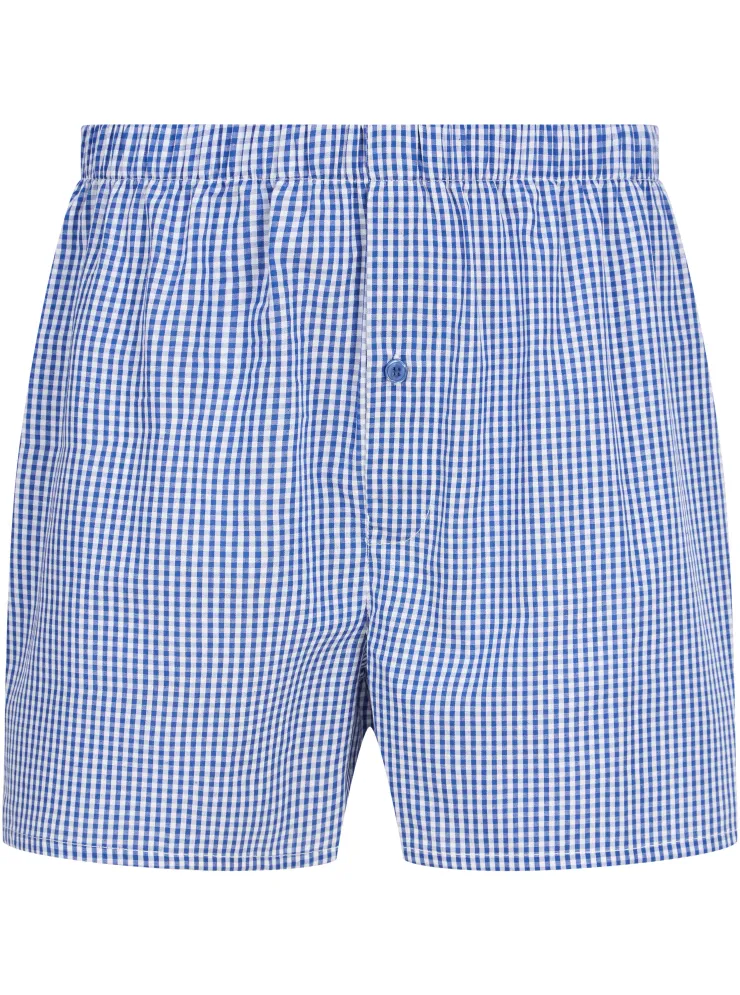 Walker Reid Check Boxer Short 2 Pack WR655