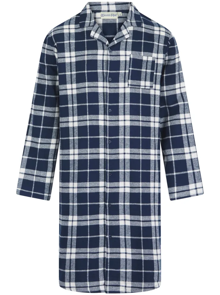 Brushed Check 42" Woven Nightshirt WR04801