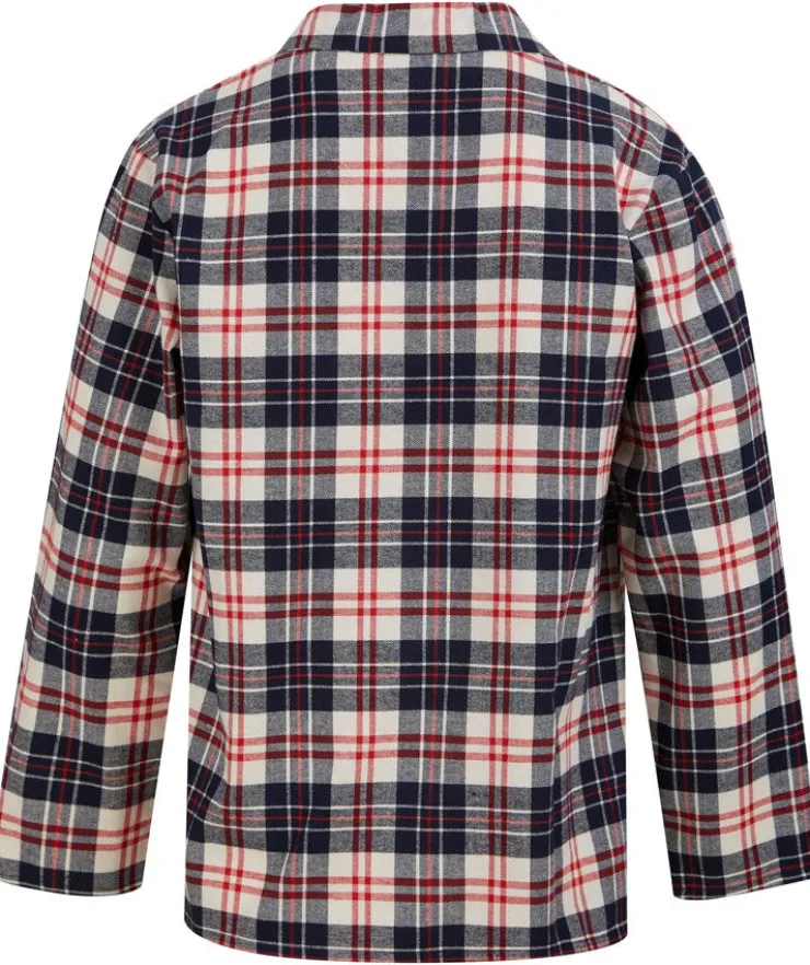 Checked Brushed Woven Tailored Pyjama Set WR88821