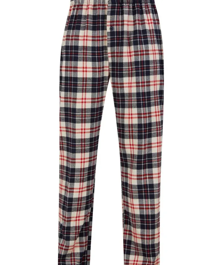 Checked Brushed Woven Tailored Pyjama Set WR88821