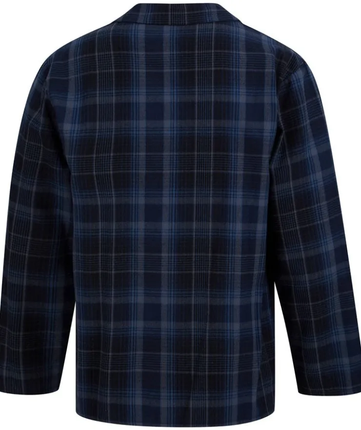 Checked Brushed Woven Tailored Pyjama Set WR88821