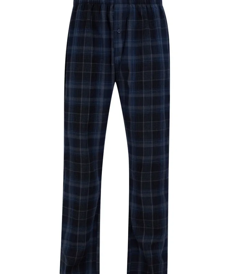 Checked Brushed Woven Tailored Pyjama Set WR88821