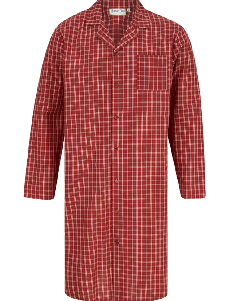 Traditional Woven Check 42" Nightshirt WR02805