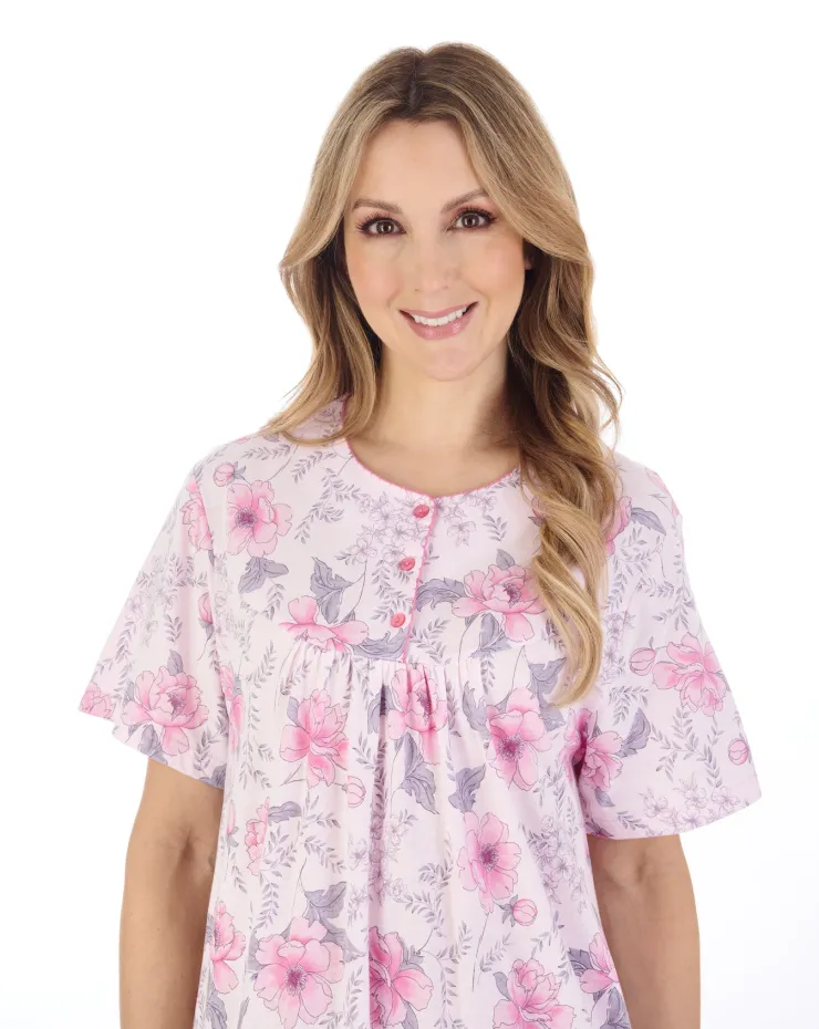 Picot Trim 42" Jersey Nightdress ND04105