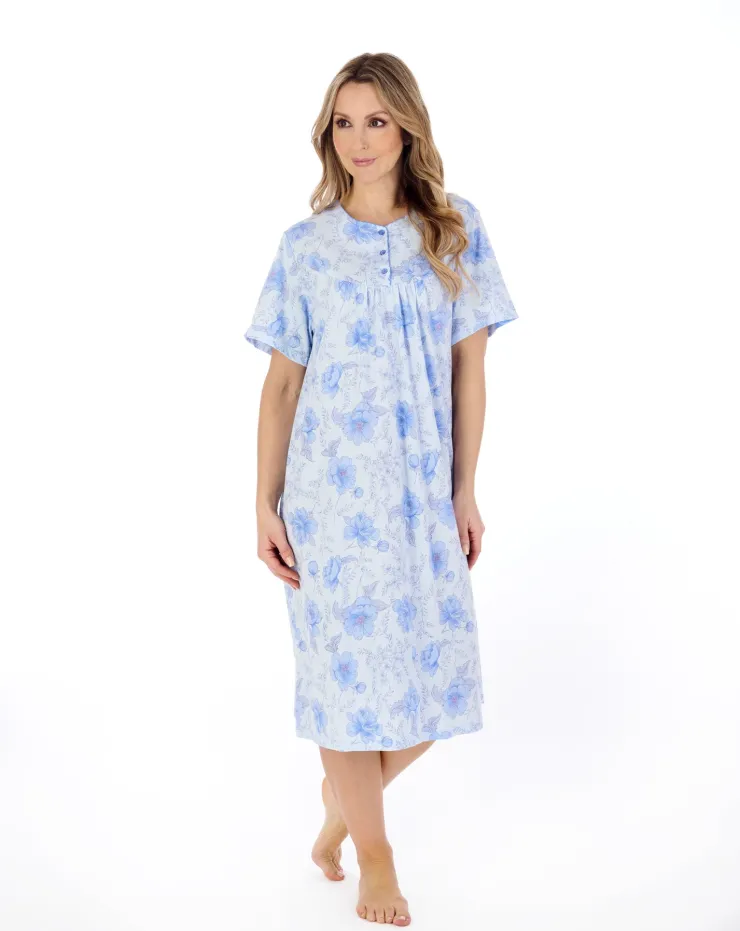 Picot Trim 42" Jersey Nightdress ND04105