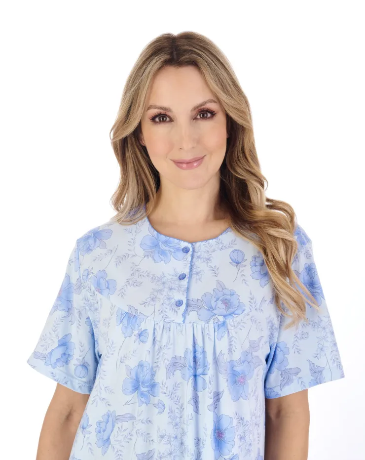 Picot Trim 42" Jersey Nightdress ND04105