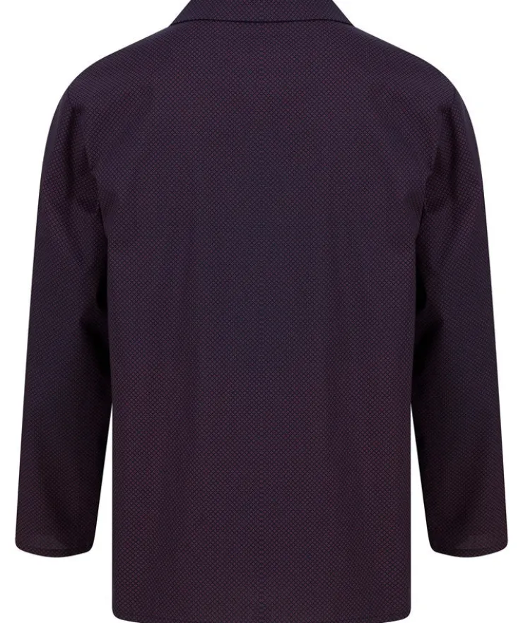 Diamond Geo Print Tailored Button Through Woven Pyjama WR88833