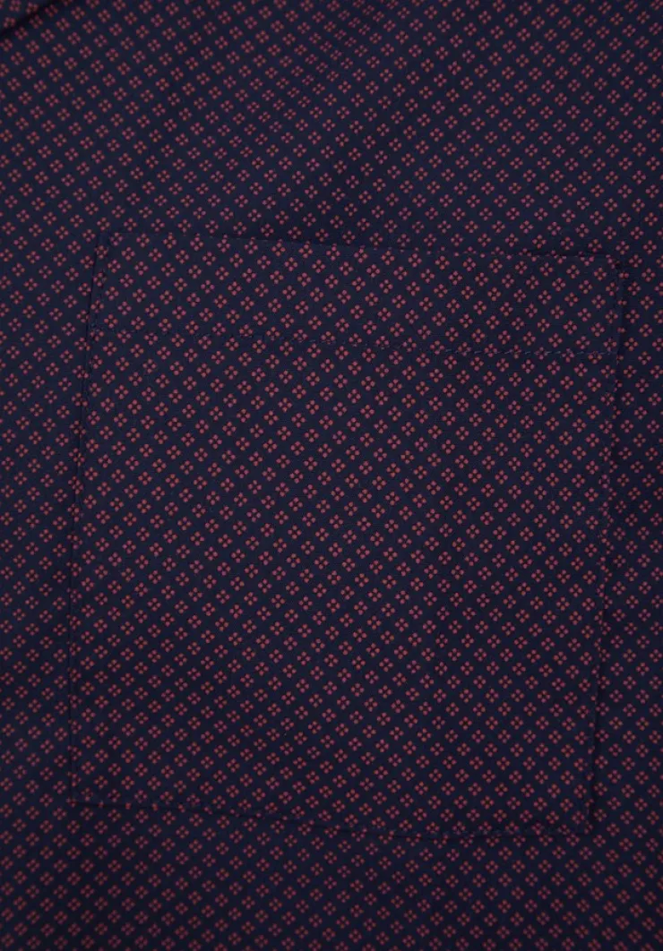 Diamond Geo Print Tailored Button Through Woven Pyjama WR88833