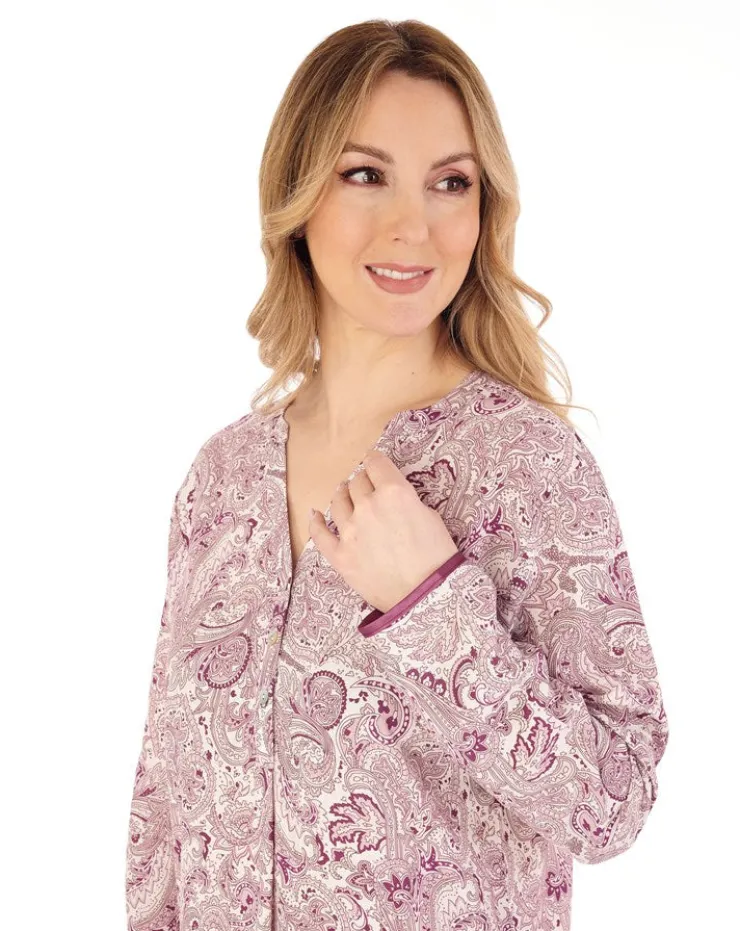 Paisley Print 38" Tailored Woven Nightshirt NS88225
