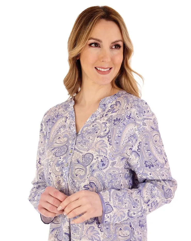 Paisley Print 38" Tailored Woven Nightshirt NS88225
