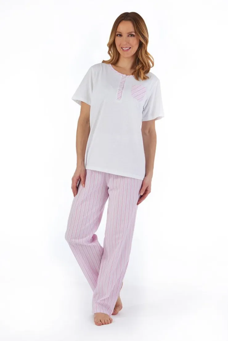 Pinstripe Seersucker Pyjama PJ55224