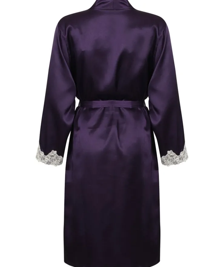 Luxury Satin 42" Kimono Wrap GL2767