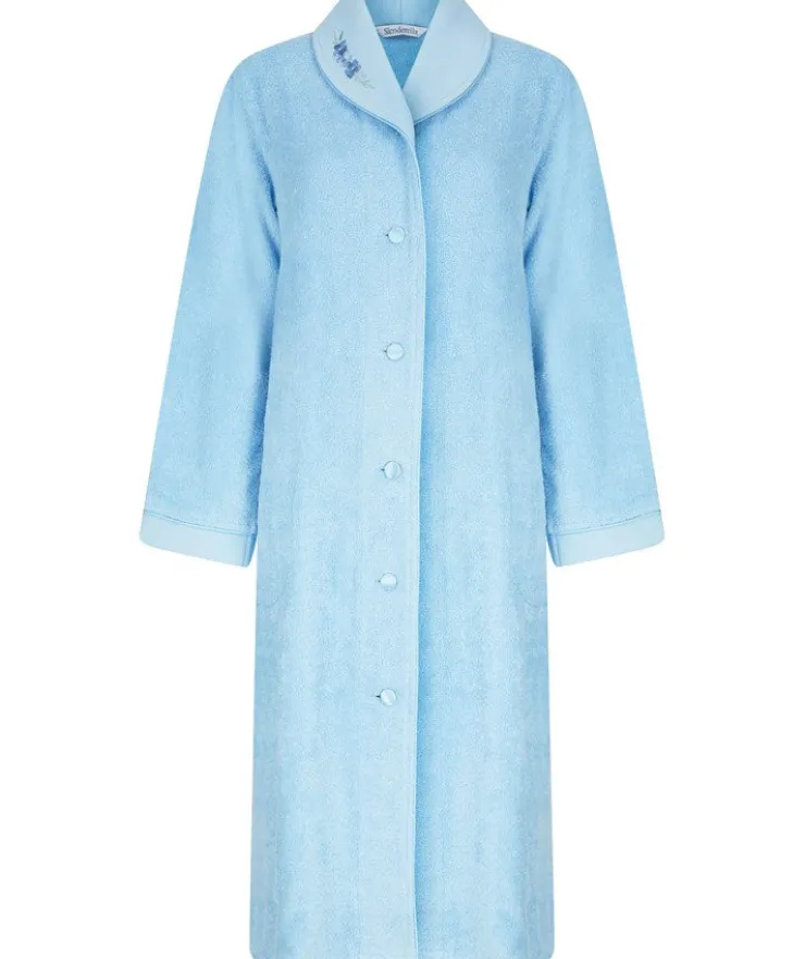 Embroidered 46" Button Through Housecoat HC66356